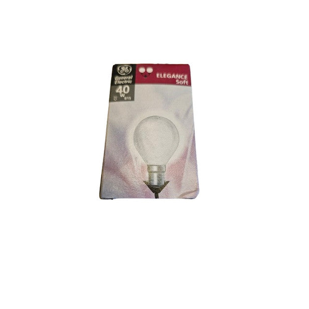5 pack general electric 40w elegance soft