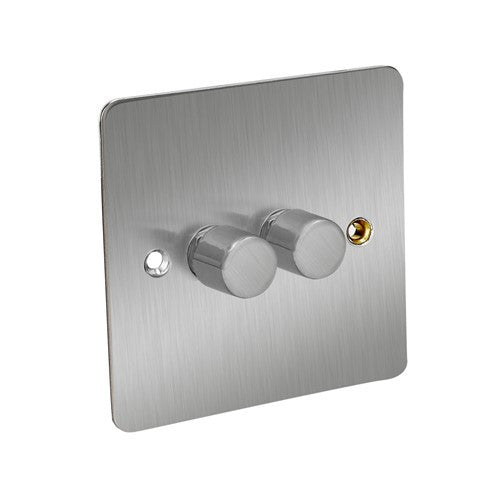 CED Satin Chrome Switches & Sockets - Axiom Electrical Fuse USB Cooker Flatplate