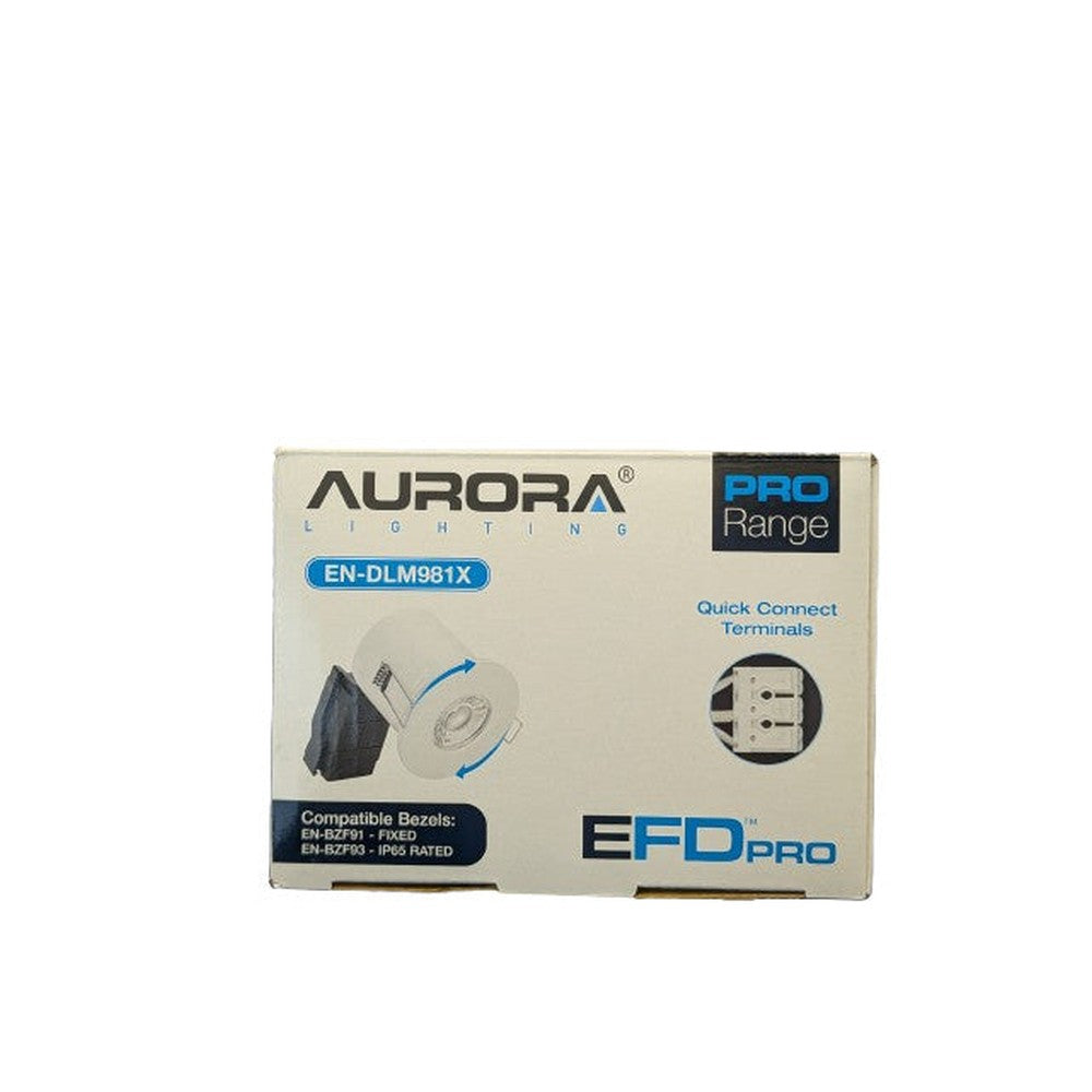 Aurora EN-DLM981X EFDPro Fixed Fire Rated Downlight GU10 (Bezel not included)