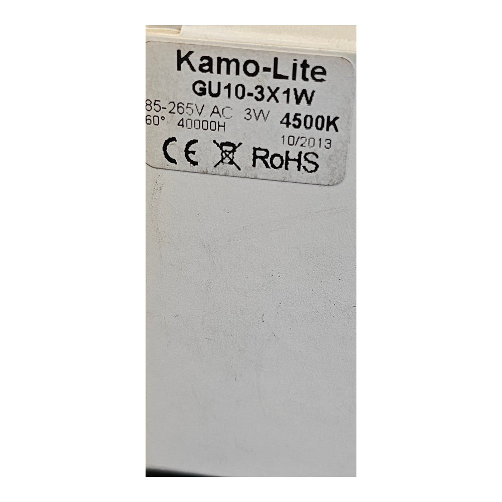 GU10 3w = 35w cool white Bulb Lamp Pack of 2 Kamo-lite