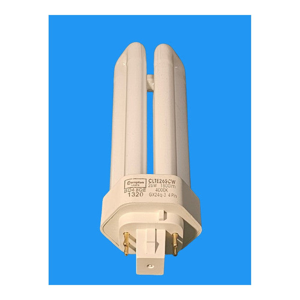 Crompton 26w TE Triple Turn Compact Fluorescent 4000k Cool White 1800lm CLTE26SC