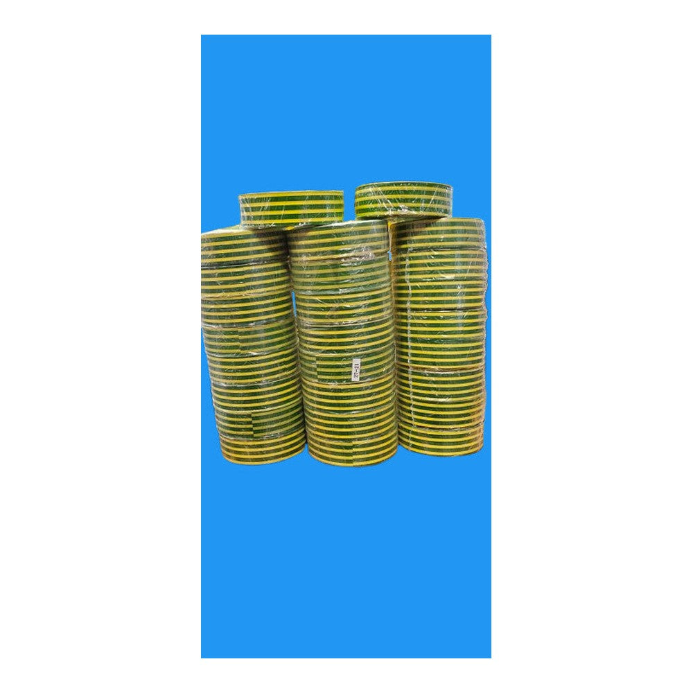 SCHNEIDER GREEN/YELLOW ELECTRICAL INSULATION TAPE PVC FLAME RETARDENT 19MM X 20M