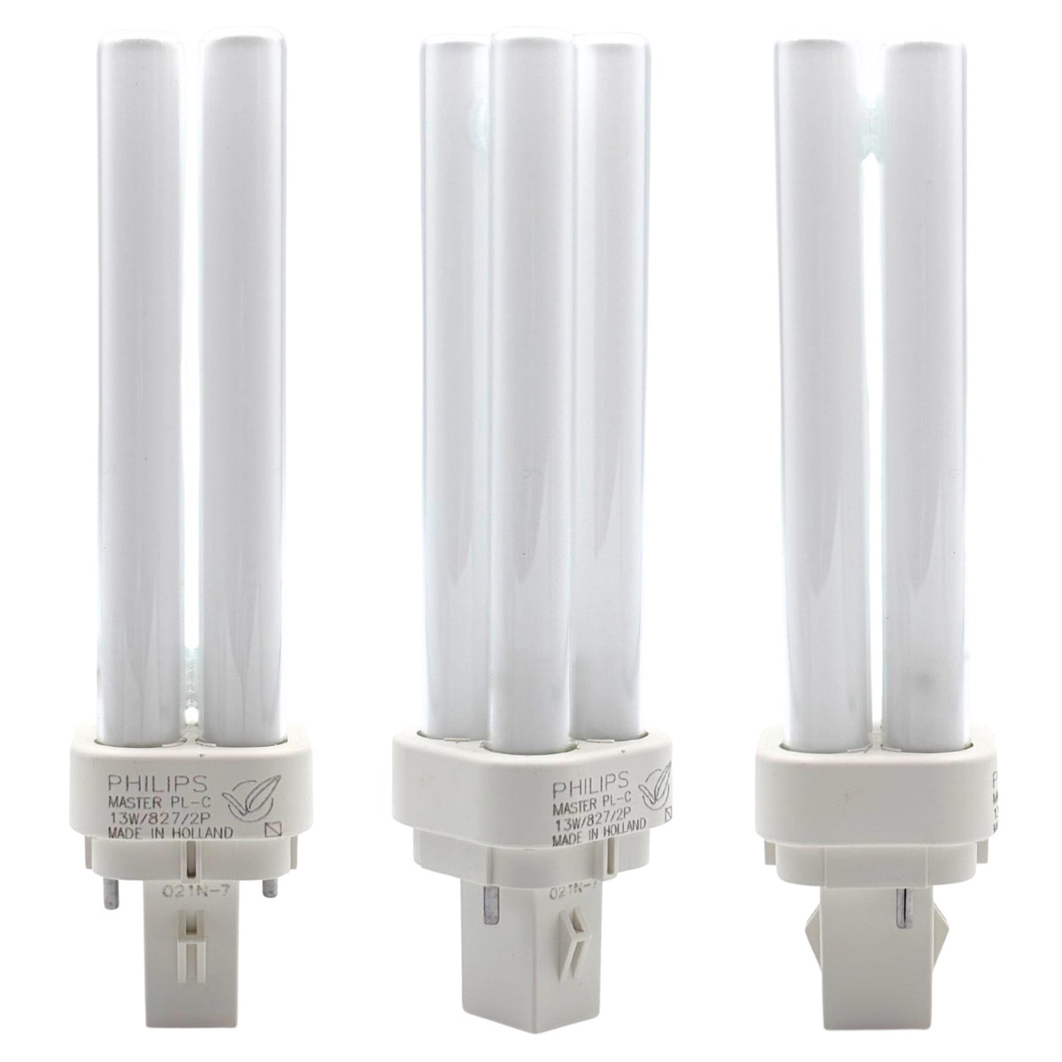 Philips Master PL-C G24D-3 - 13W 18W 26W 2 Pin 4 Pin Fluorescent Quad Tube Bulb