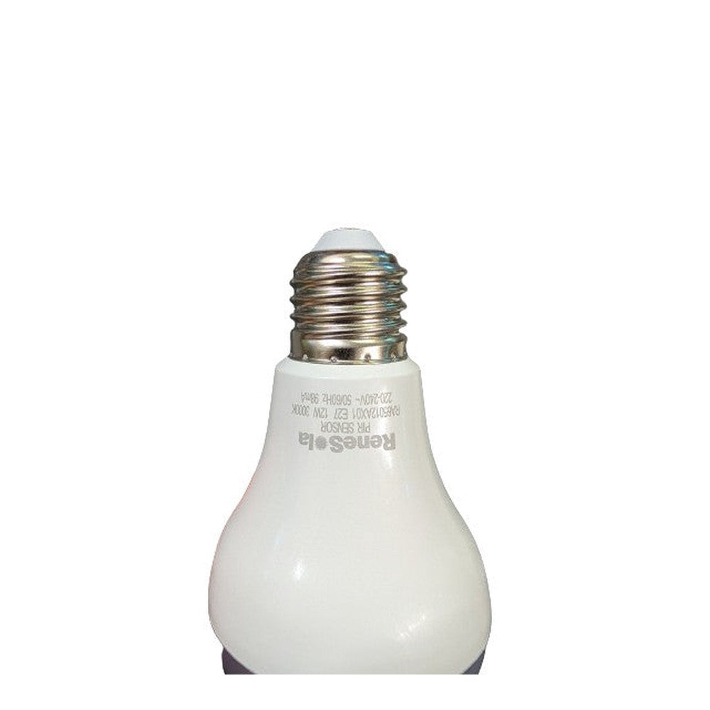 E27 PIR Motion Sensor LED Bulb Auto ON/OFF Energy Saving Light 12w Warm White