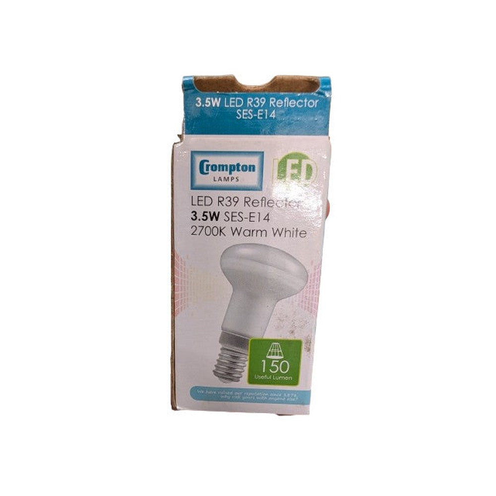 SES E14 3.5W ( PACK of 3 ) Crompton LED Reflector R39 Thermal Plastic 2700K 3941