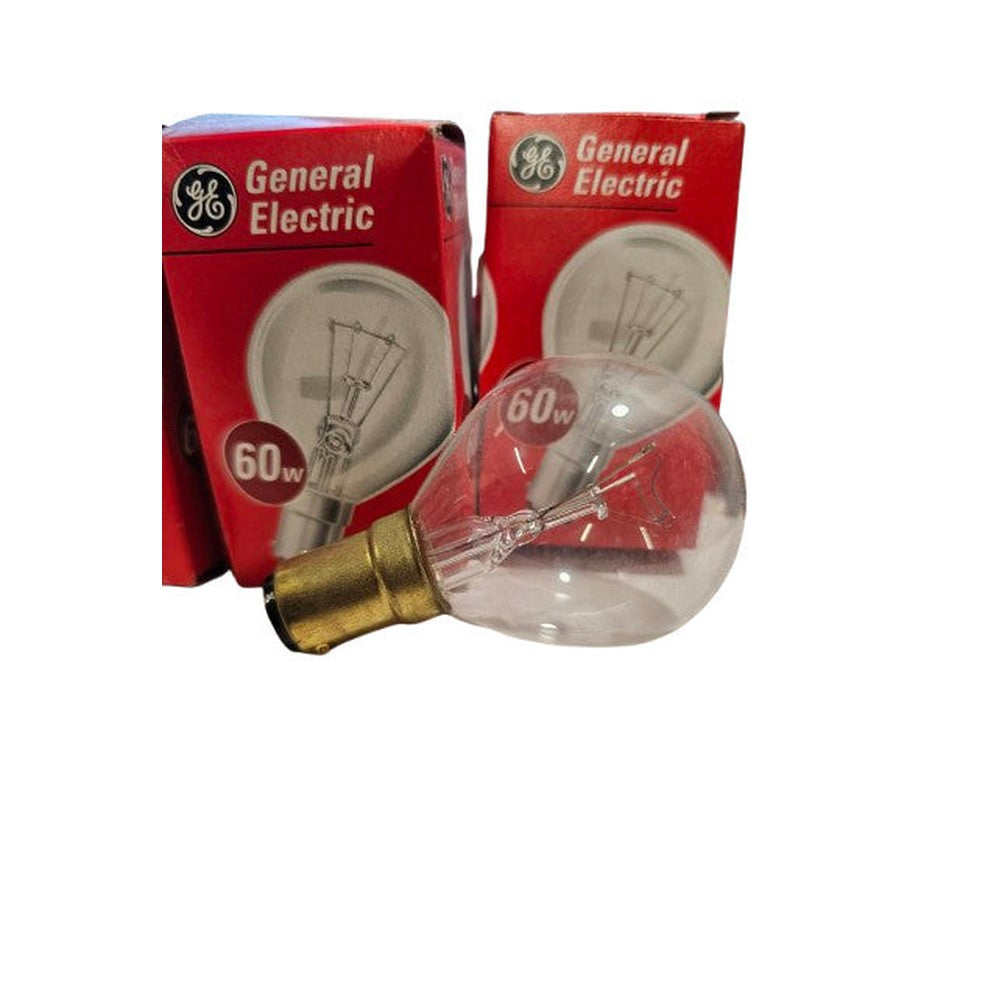B15 SBC 60W ( Pack of 3 ) General Electric Clear  Bulb