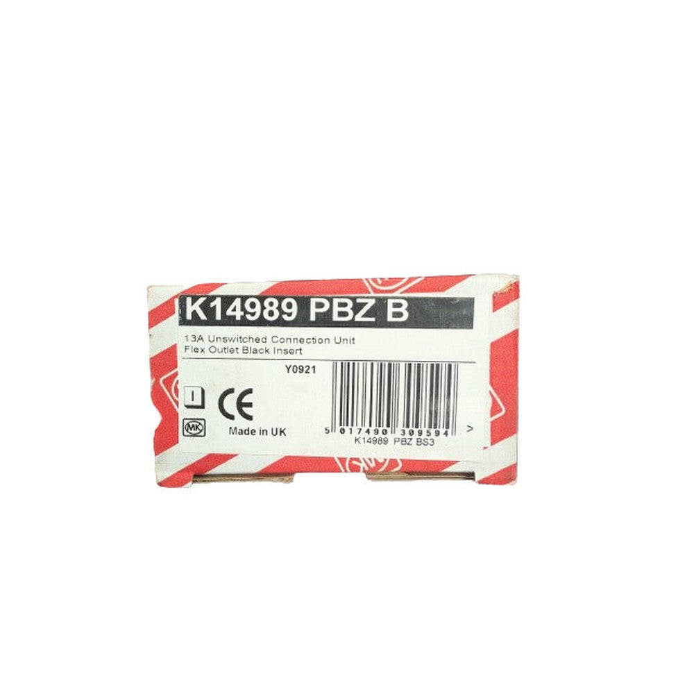 MK K1489 PBZ 13A Unswitched Connection Unit Flex Outlet Bronze