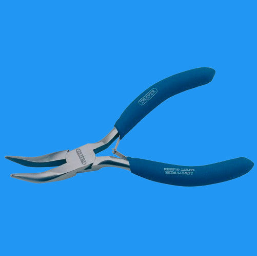 Draper 60742 Carbon Steel Bent Nose Electronics Pliers 125mm