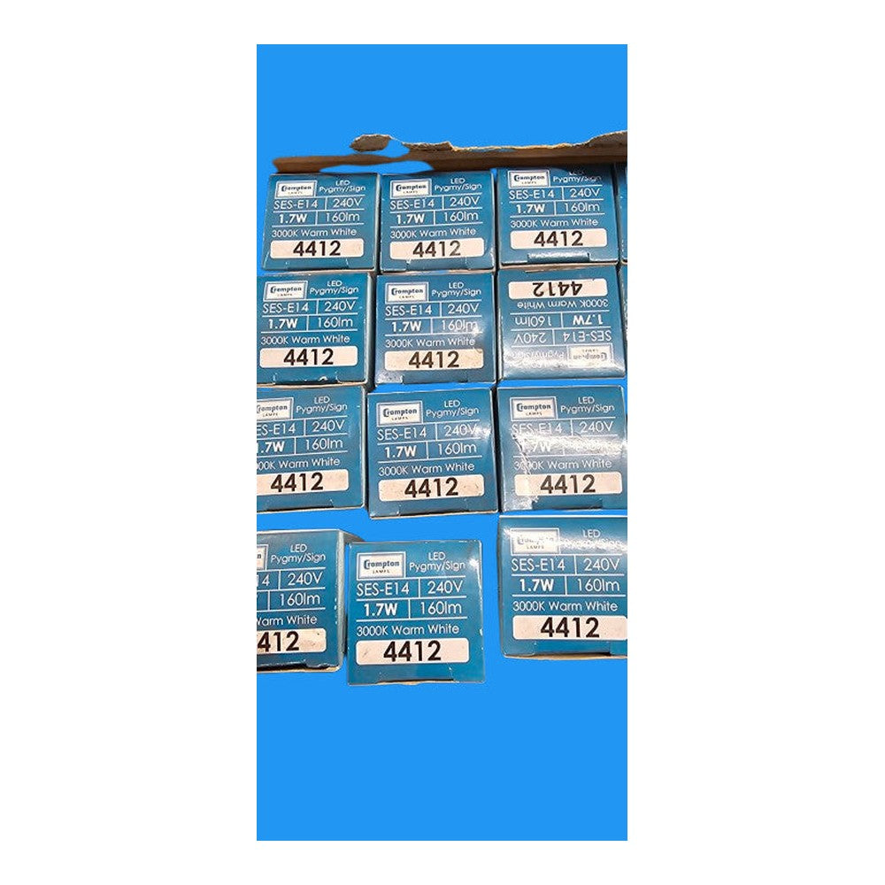 SES-E14 1.7W LED Pygmy/ Sign Bulb 160lm 240v 3000k Warm White 4412
