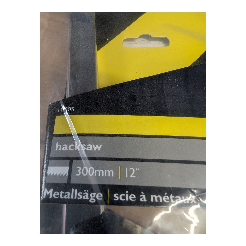 2x T0905 300mm) 12" Heavy Duty Steel Hacksaw Plus 24TPI Cekaflex Bi-Metal Blade