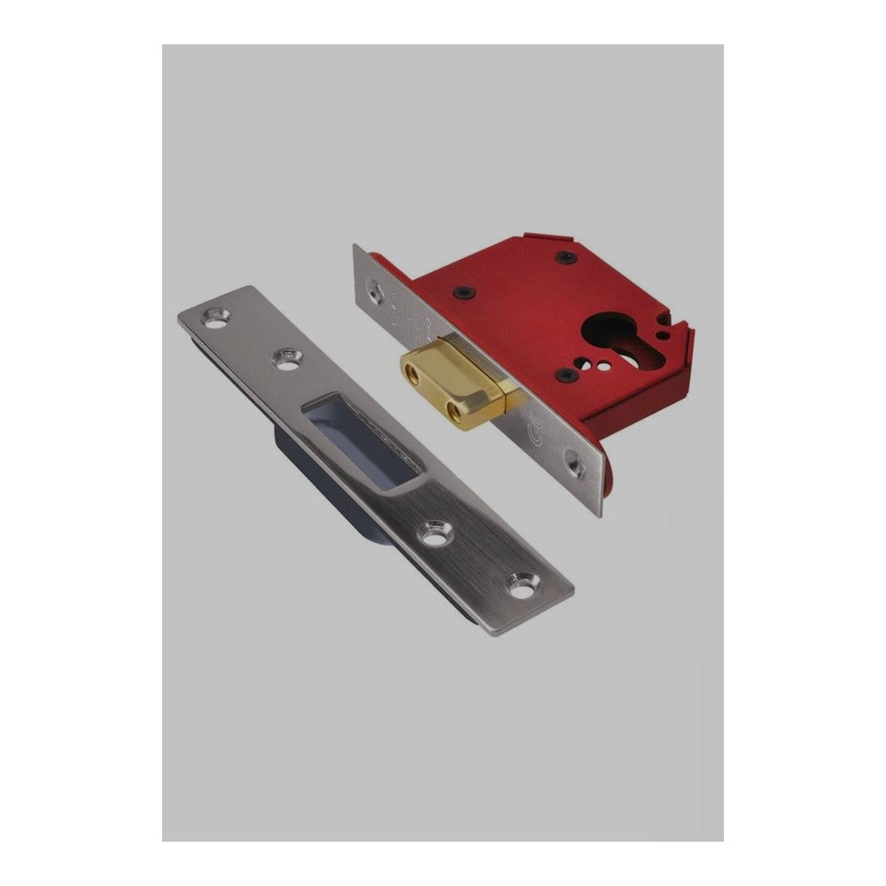 UNION StrongBOLT 21EU EUS-SS-2.5 Euro Deadlock Stainless Steel 68mm 2.5in