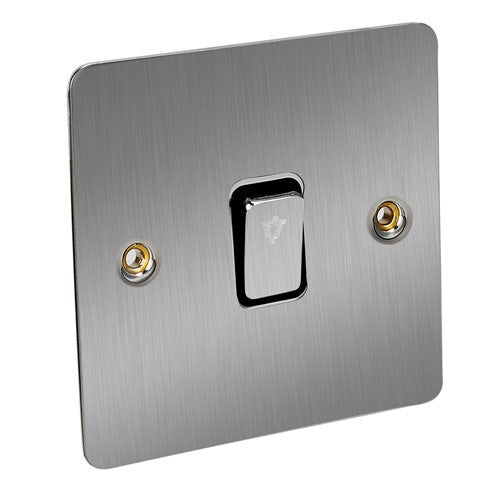 CED Satin Chrome Switches & Sockets - Axiom Electrical Fuse USB Cooker Flatplate