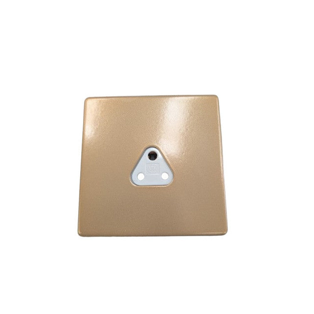Round Pin Socket Beige Aspect 2A 1G Unswitched White Insert K24380 MK Pack Of 2