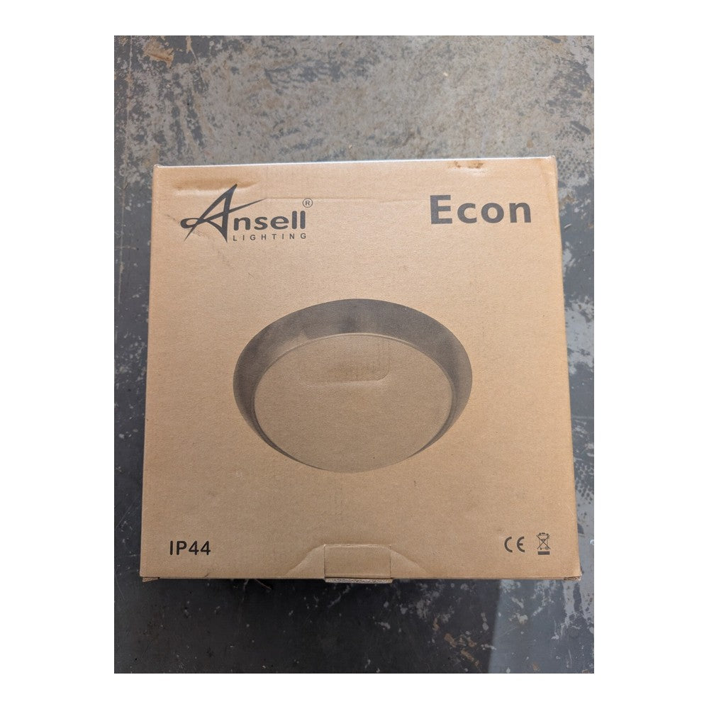 Ansell Econ IP44 2X9W 240v Econ Gold brass Switch Start AEC2X9/BR