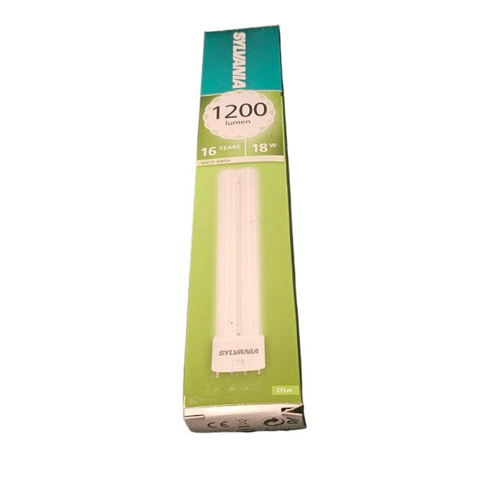2G11 18w Sylvania 1200lm Warm White CFLni Dimmable Lynx-L