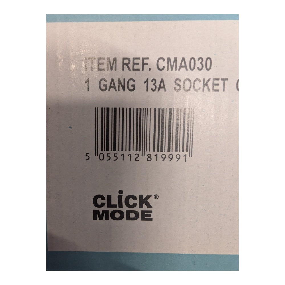 Click Mode Socket CMA030 1 Gang 13A Socket Outlet
