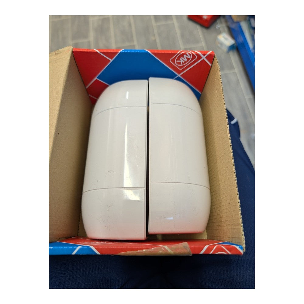 MK VTSFECL WHI Prestige Plus Trunking Flexible External Corner White Box of 2