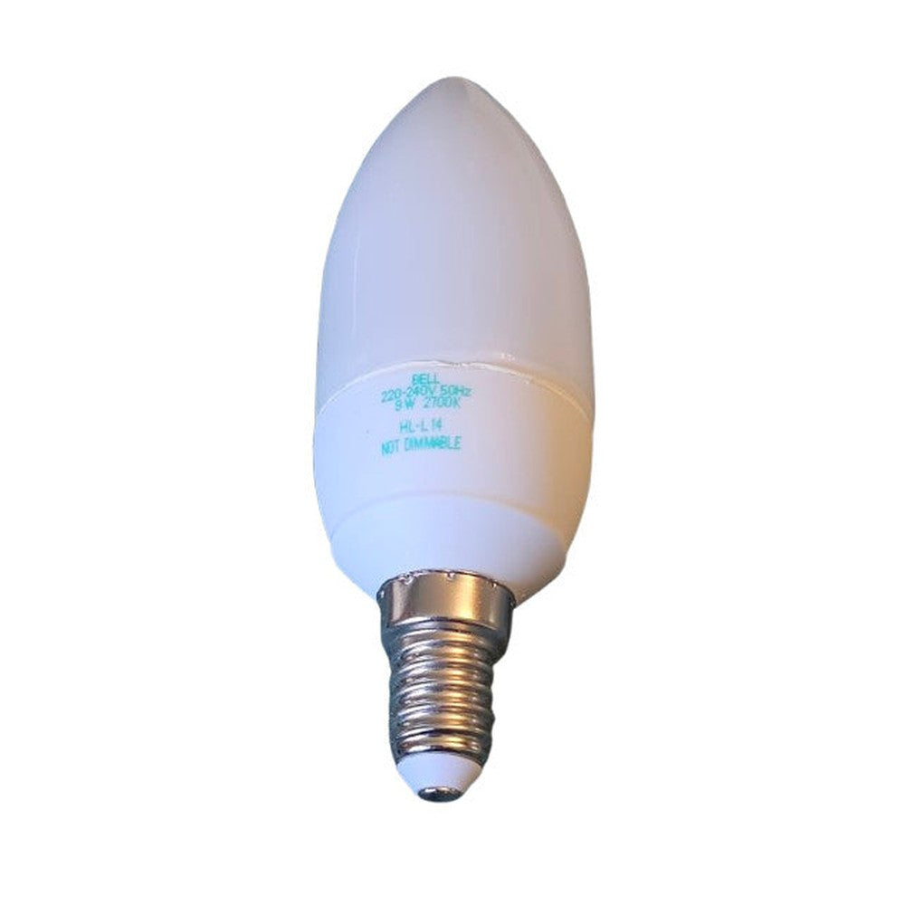 SES E14 Mini Candle Bulb Lamp 470lm Bell 9w ( Pack of 3 )
