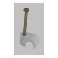 200 x Schneider 6 -7mm Round White Cable Clips Plus clip 77CW06P