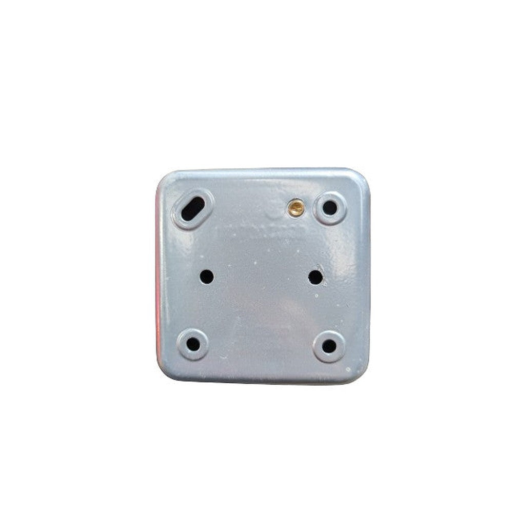 Contactum 3732 White Metal Clad Switch, 2 Way, 3 Gang, Metal Clad Box 3 rockers