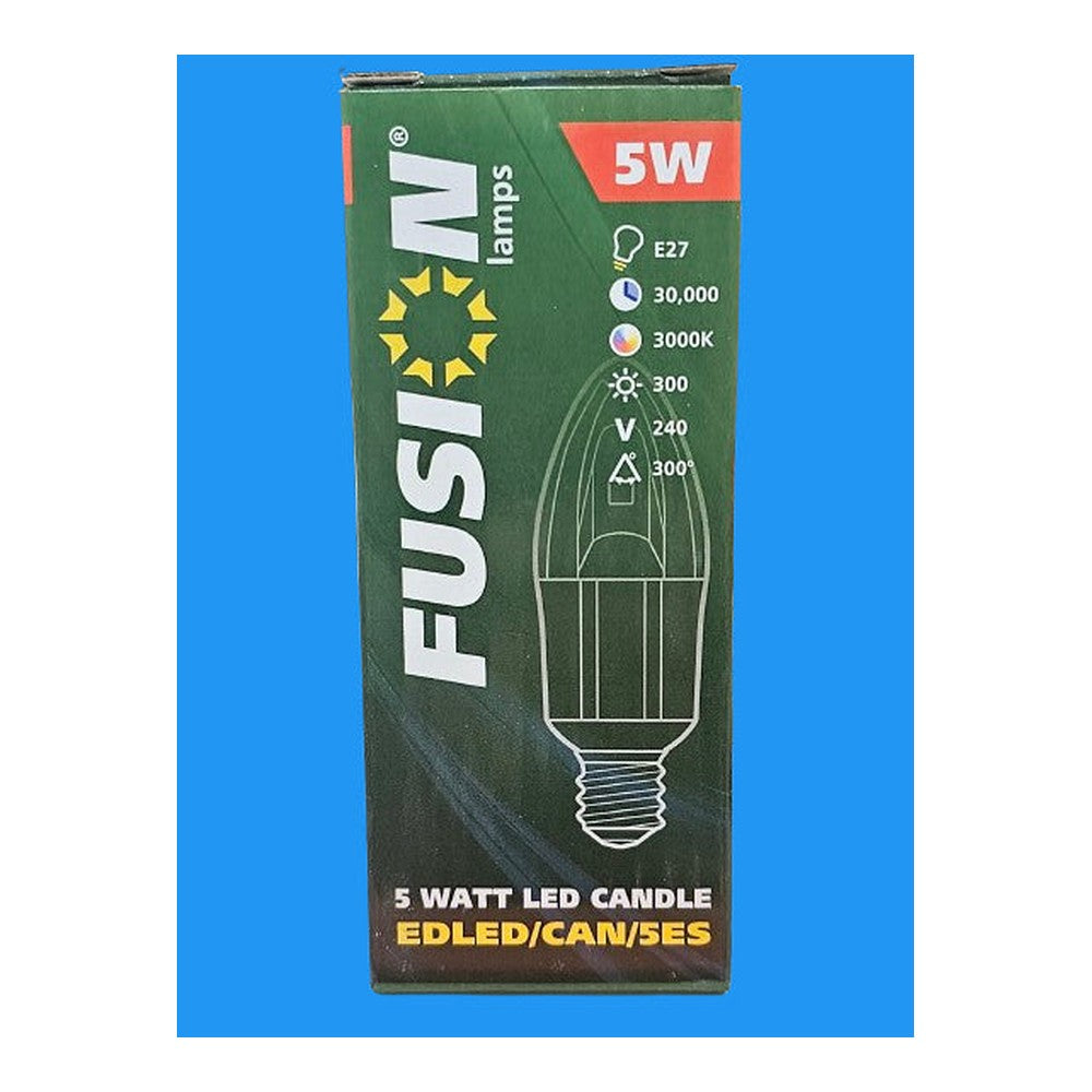 ES E27 5W ( Pack of 2 ) LED Candle Bulb Lamp 300lm 240v 30000h