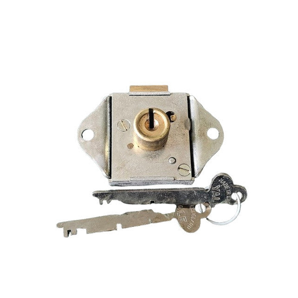 Yale 2222 6 Lever Cabinet Locks Flat Steel Keyed 2 Keys