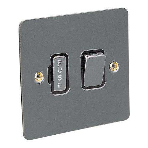 CED Black Nickel Switches & Sockets Flat Range - Axiom Electrical Flatplate