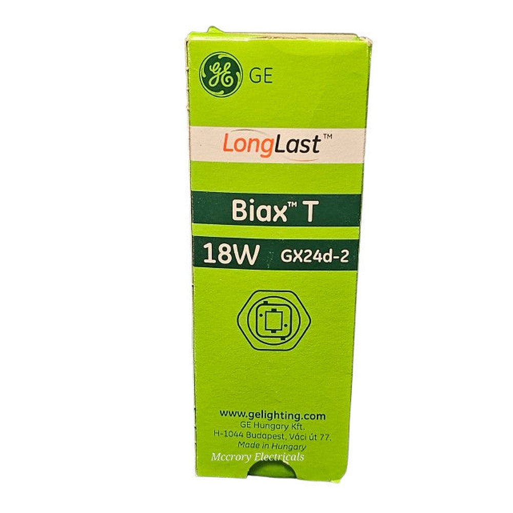 GX24d-2 18w General Electric Biax T 1200lm Longlast Bulb Lamp