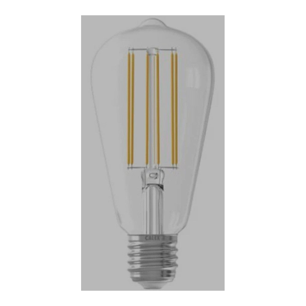 E27 3.5W = 25W Calex Decorative LED 250lm Gold Rustic Bulb 2100k 220-240v Dimmab