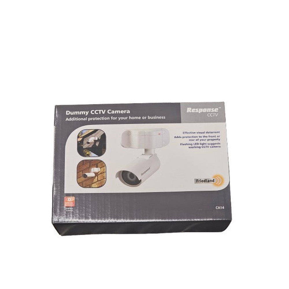 Friedland Dummy CCTV Camera With Flashing Light Home or Business Response