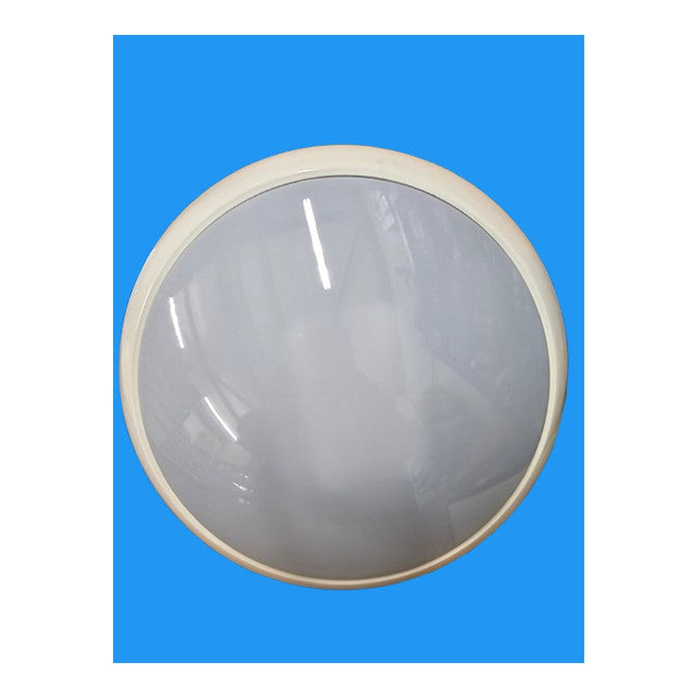 Lunar IP44 Corridor motion sensor bulkhead dimmable 28w E-H.F White Opal Bulb