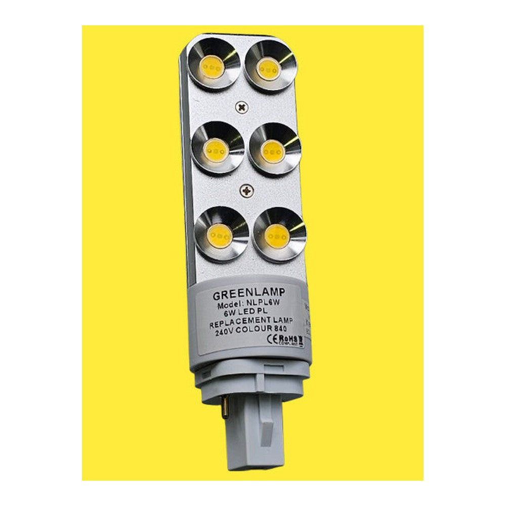 Greenlamp 3w 6w 8w Replacement Lamp LED MR16 PL 240v 840 Cool White
