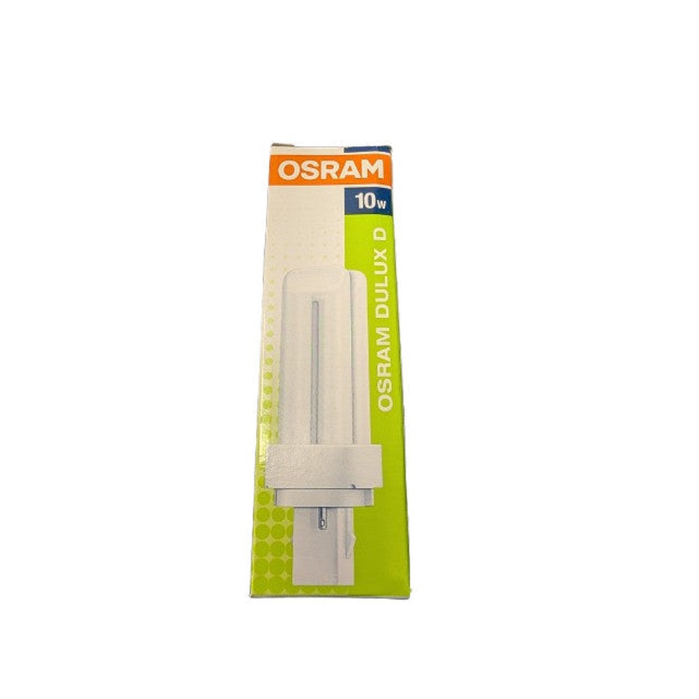 10W  G24d-1 2 pin, Osram Low Energy CFL BLD Double Turn Light Bulb 840 4000K