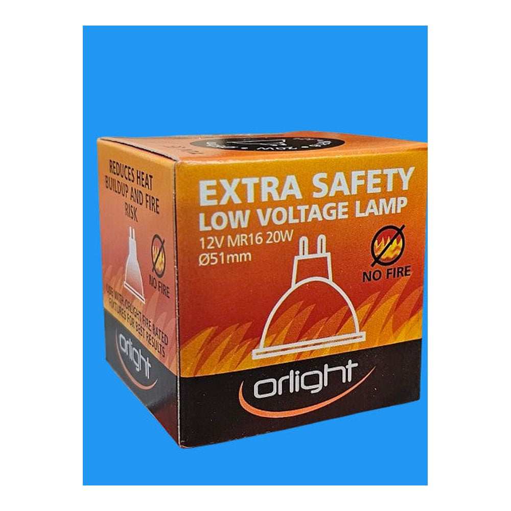 MR16 20W 12V Extra Safety Low Voltage Lamp Bulb 2 Pin Orlight
