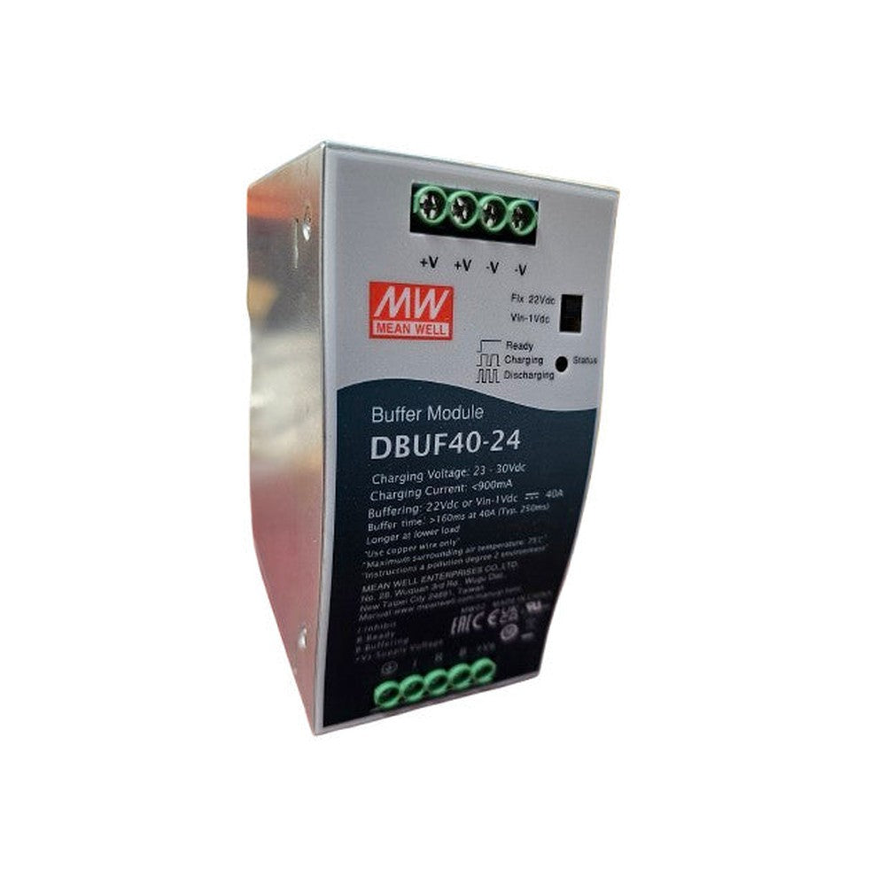 MEAN WELL 24V dc Input DIN Rail Mount Buffer Module