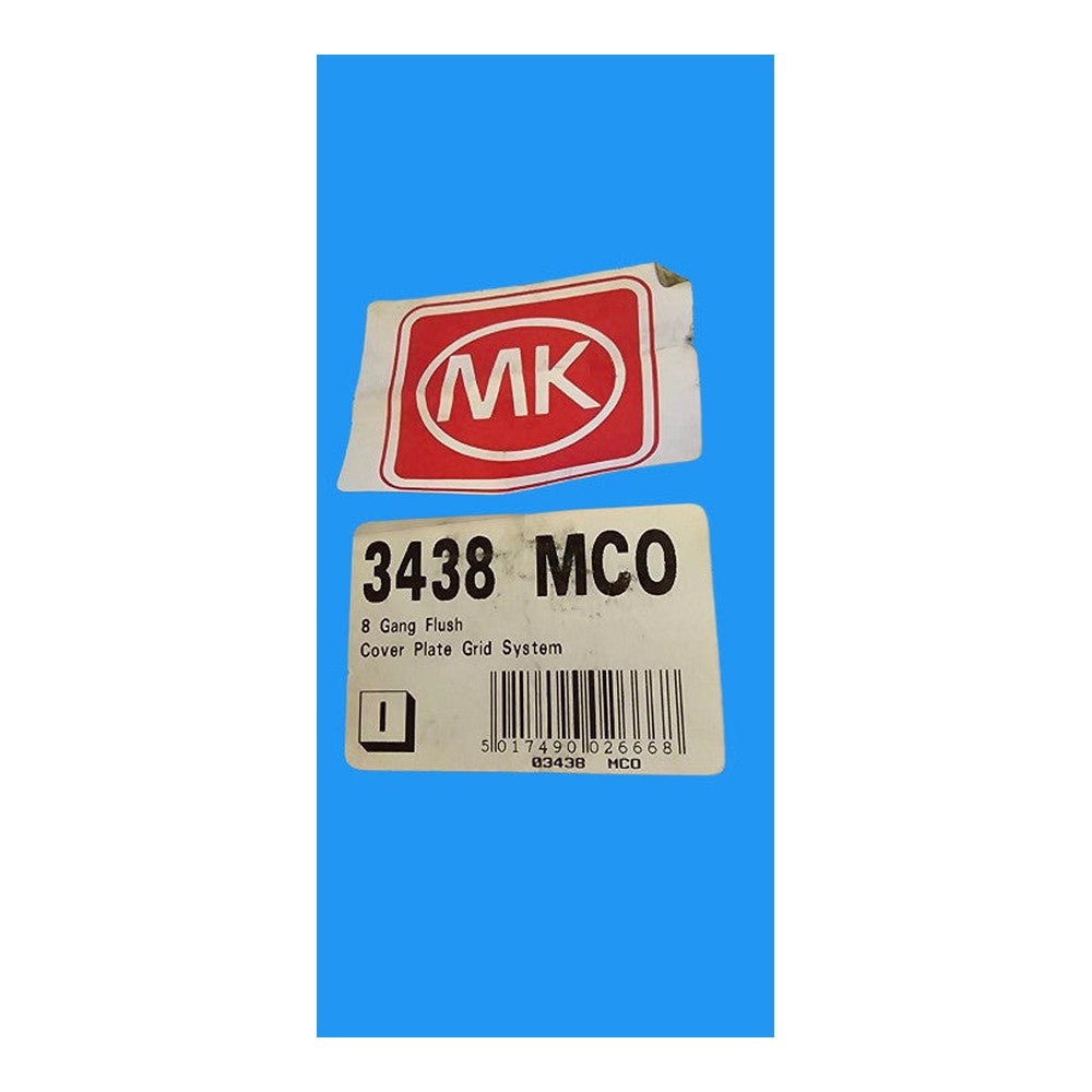 MK 8 Gang Flush Cover Plate Grid System 3438 MCO