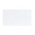 3x Knightsbridge ST8360Plain Blanking Electrical Plate Fits Switch/Socket Box 2g