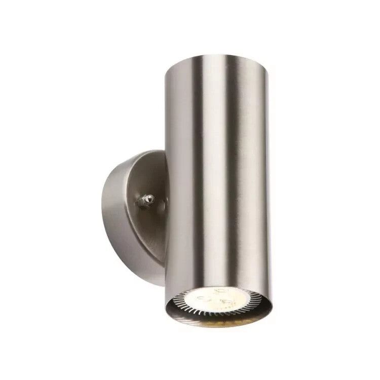 Up and Down Wall Light NH0183BD Stainless Steel Knightsbridge IP20 230V GU10