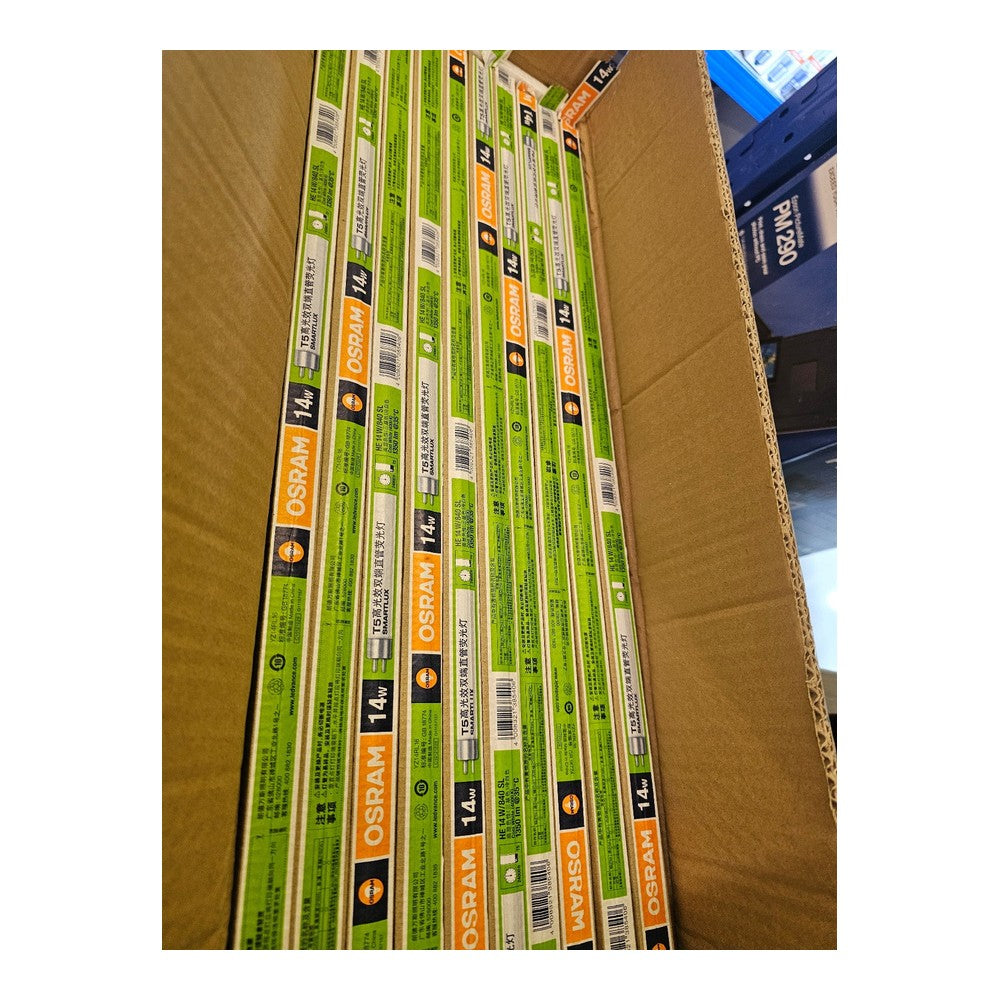 2 x Osram T5 Smartlux 550mm HE 14W/840 SL Cool White 1350lm 4000k  Fluorescent