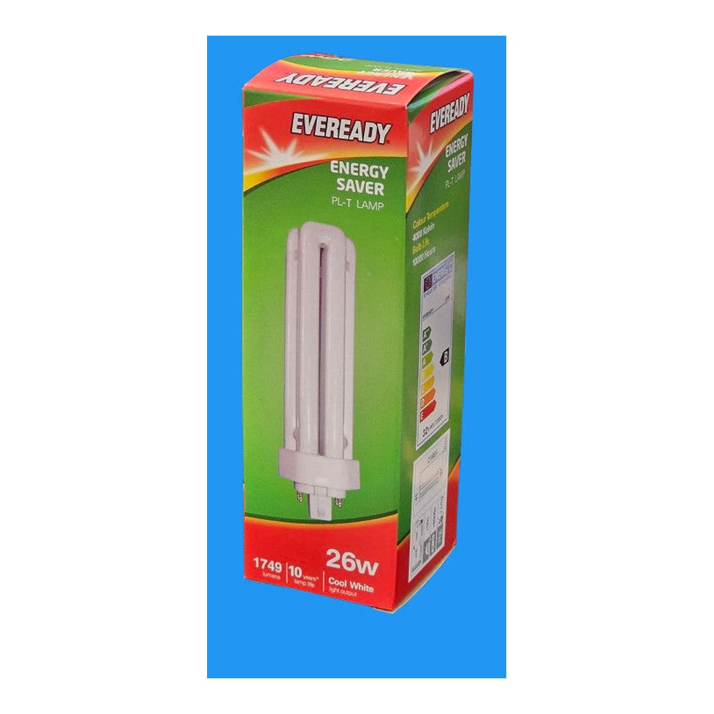 Eveready PLT 26w Lamp Bulb 4 Pin 1749lm Cool White