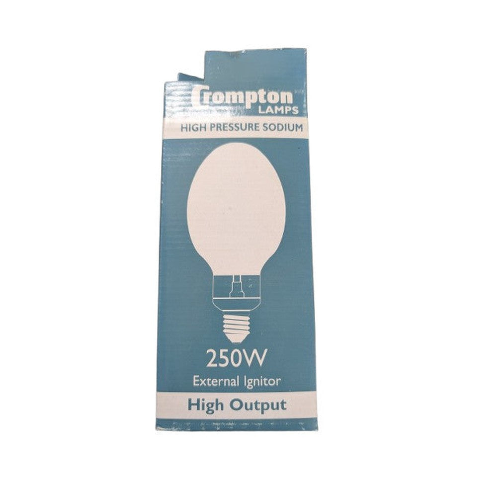 250W Crompton GES E40 HPS High Pressure Sodium SON HO Elliptical Light Bulb Lamp