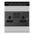Selectric 7MPRO-422 2 Gang 13A Switched Socket
