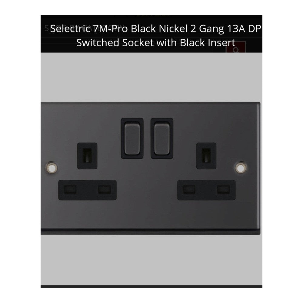 Selectric 7MPRO-422 2 Gang 13A Switched Socket