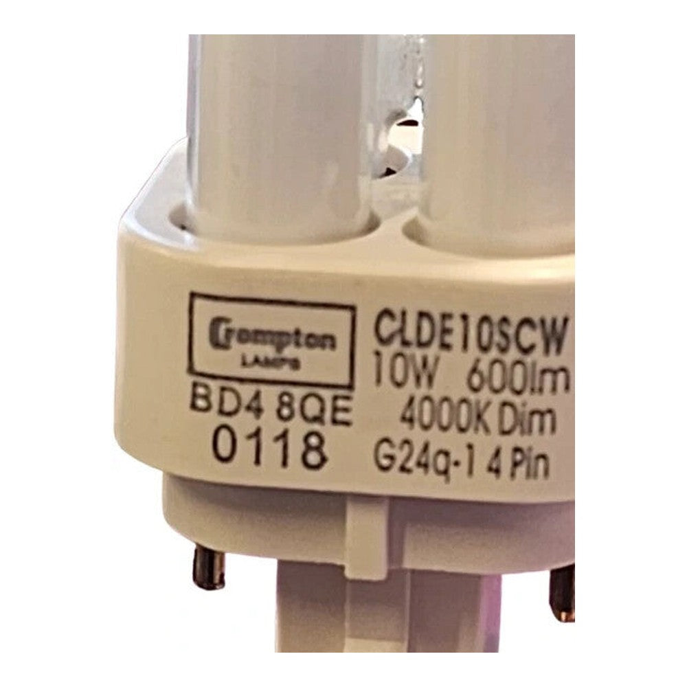 Crompton Compact Fluorescent Tube Lamp - Single Double Triple Turn D L S T Type