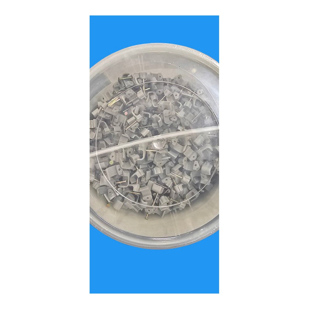 Wickes 1.5mm 2.5mm 800 mixed Twin and Earth Grey Cable Clips 400 of Each Size