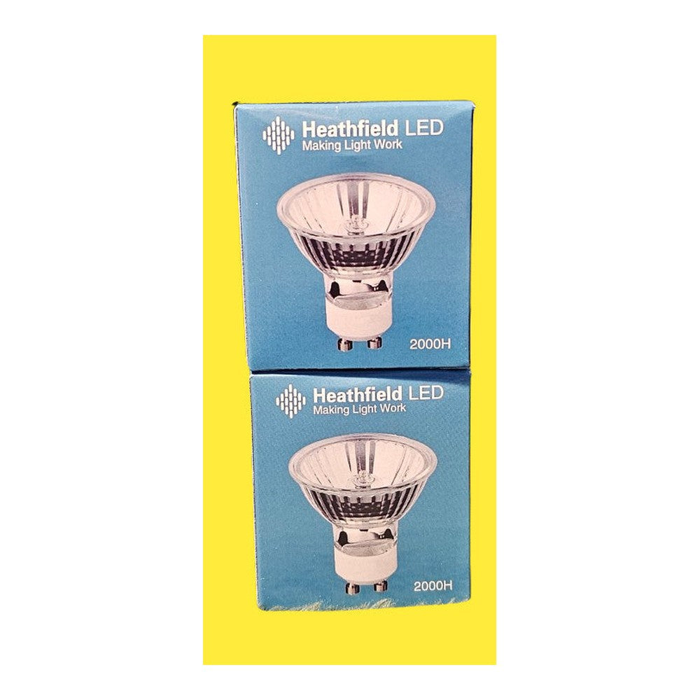 2 x GU10 20w 145lm 2700k LED Bulb Lamp 2000H Heathfield