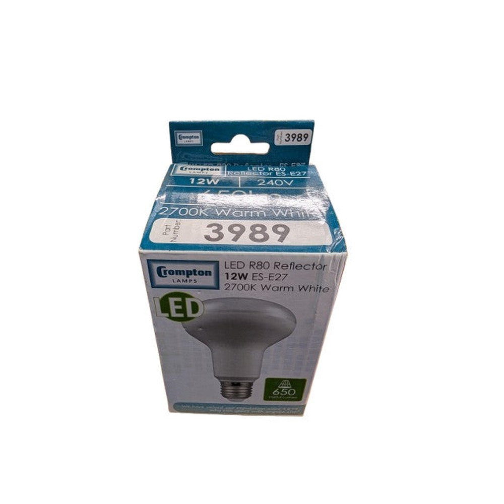 LED Reflector R80 Thermal Plastic 12W 2700K ES-E27 Warm White