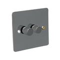 CED Black Nickel Switches & Sockets Flat Range - Axiom Electrical Flatplate