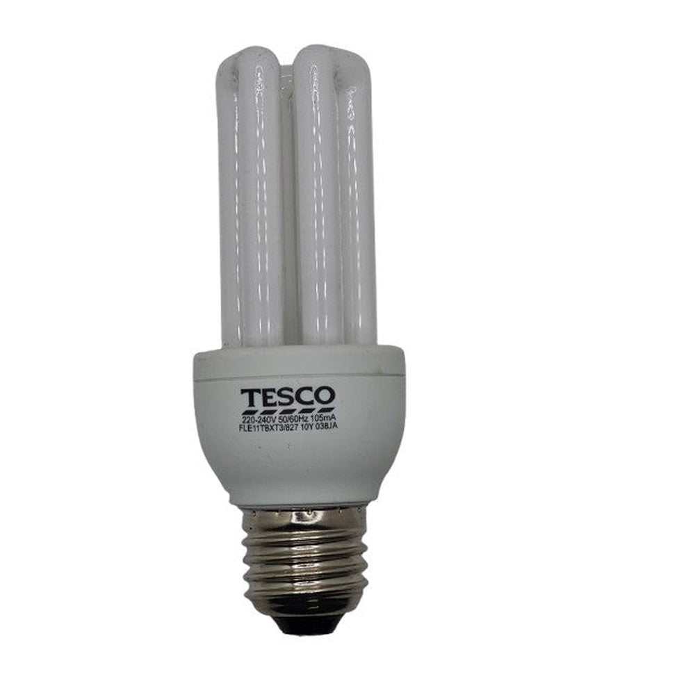 ES E27 11W (=60W) X 2 Low Energy CFL Stick Light Bulb 2700K Edison Screw Lamp