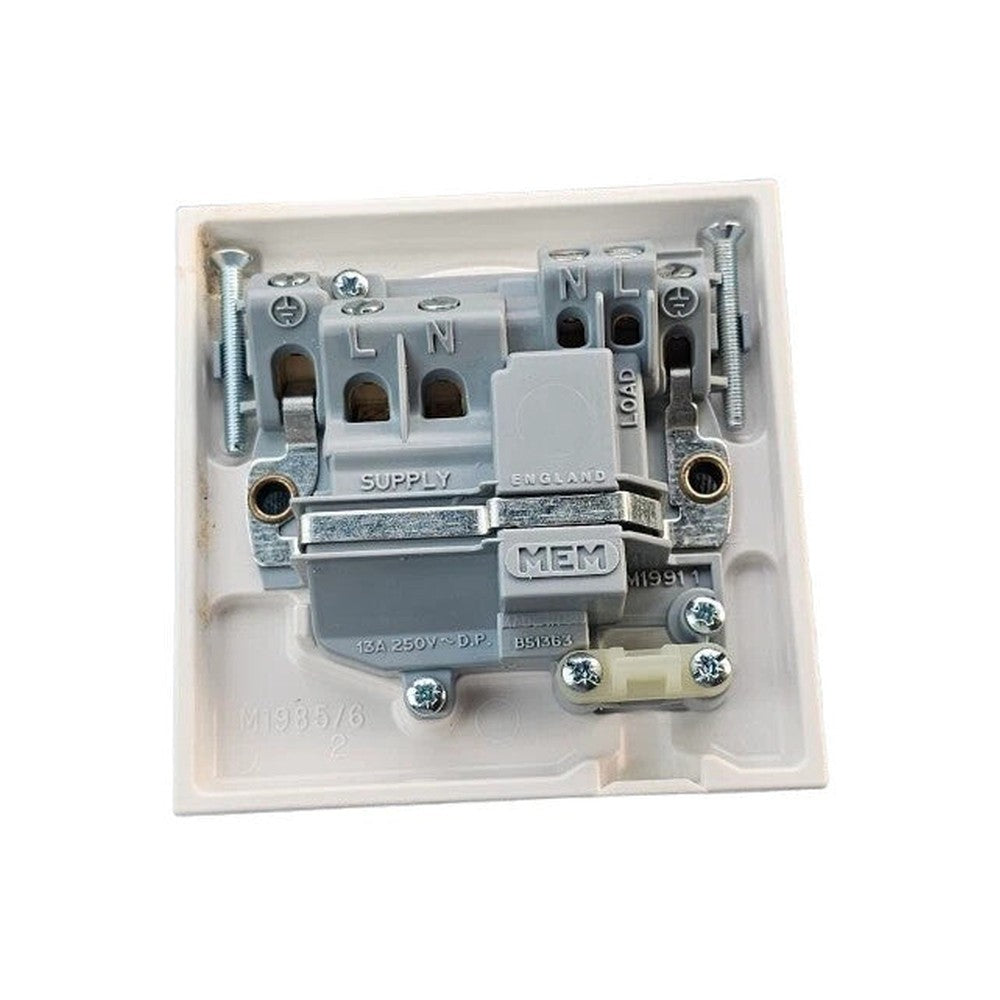 Eaton MEM White Switches & Sockets - Fused Switch, Unswitched